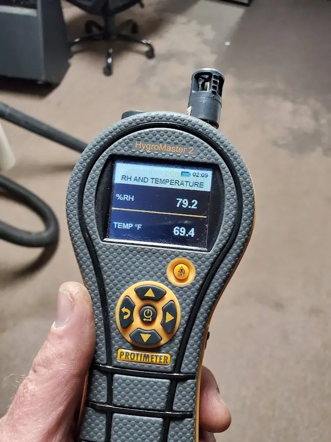 Moisture meter humidity assessment for Fire & Smoke Damage Restoration in Webster